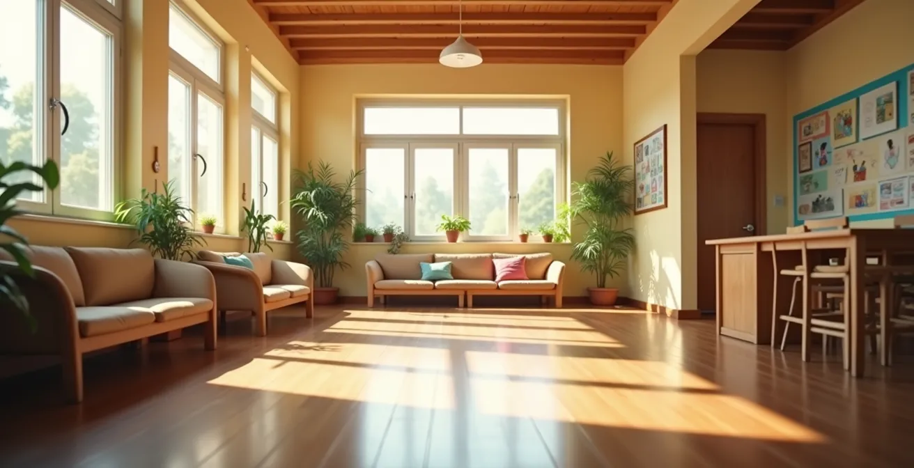 Centro comunitario con programa de apoyo familiar en lugar de orfanato tradicional