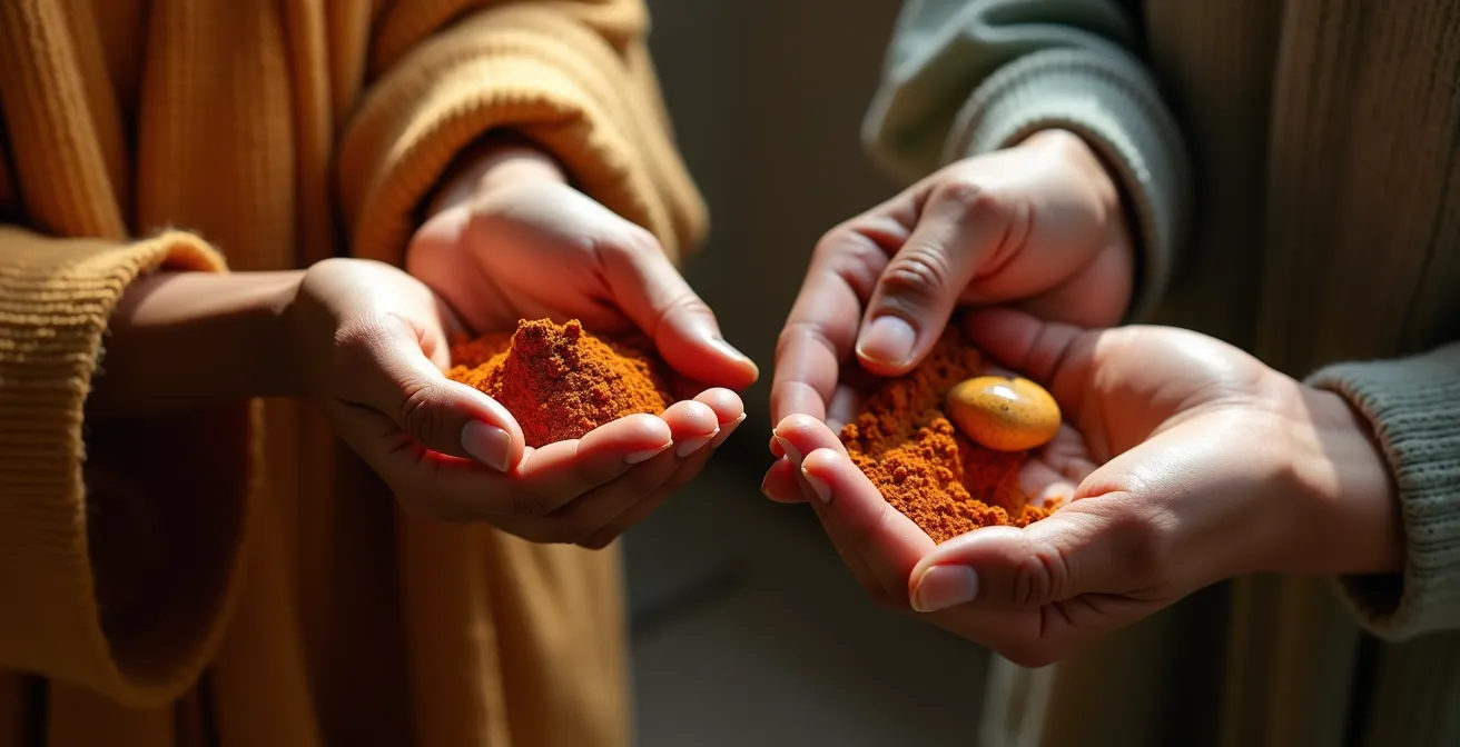 Manos de diferentes culturas intercambiando conocimientos tradicionales